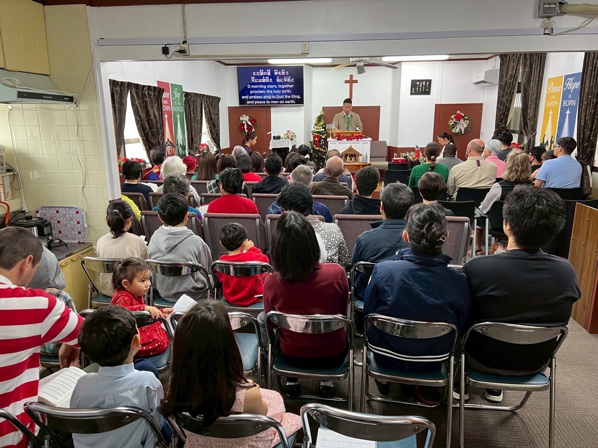 Sunday Worship at Gushikawa Baptist Church